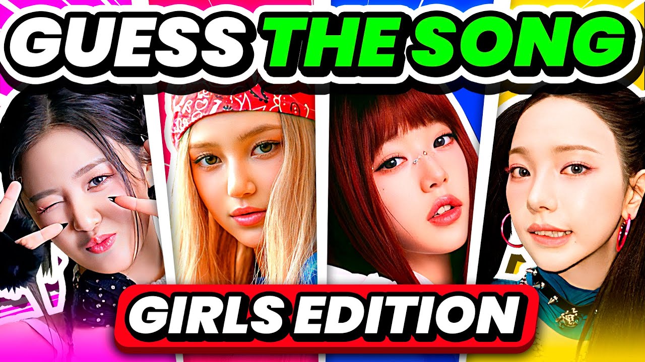 GUESS THE KPOP SONG (GIRLS EDITION) 🌸 Guess The Kpop Song in 3 Seconds -  KPOP QUIZ 2024