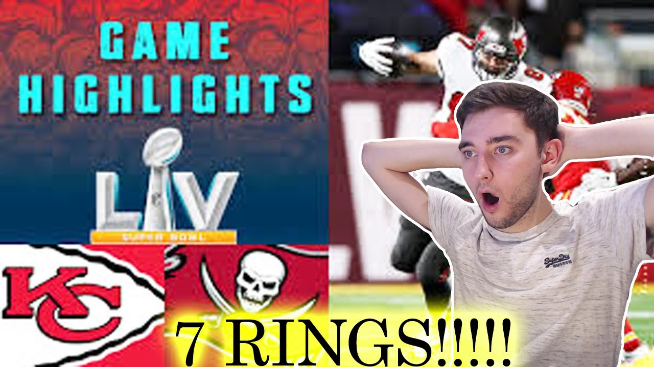 British Guy Reacts To Super Bowl 55 - Chiefs vs. Buccaneers | Super Bowl LV Highlights *THE GOAT!*
