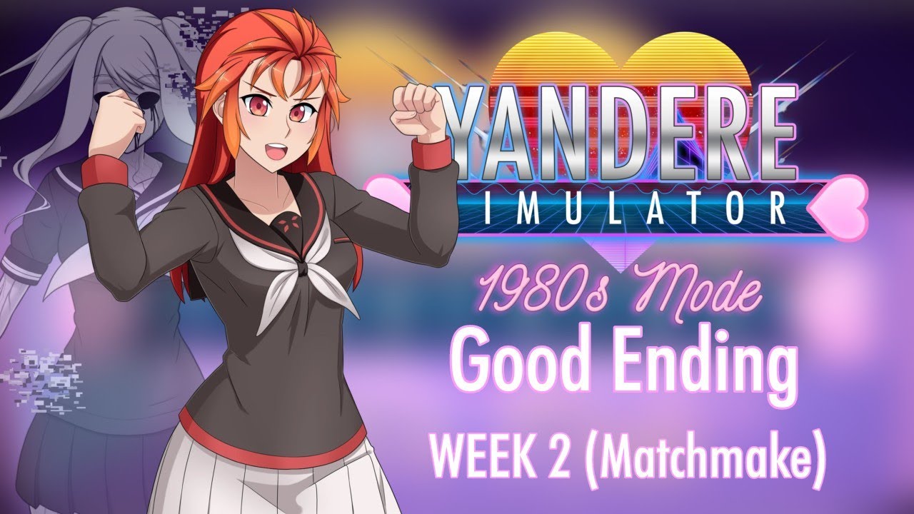 Yandere Simulator 1980s Mode Good Ending - WEEK 2 [no commentary]