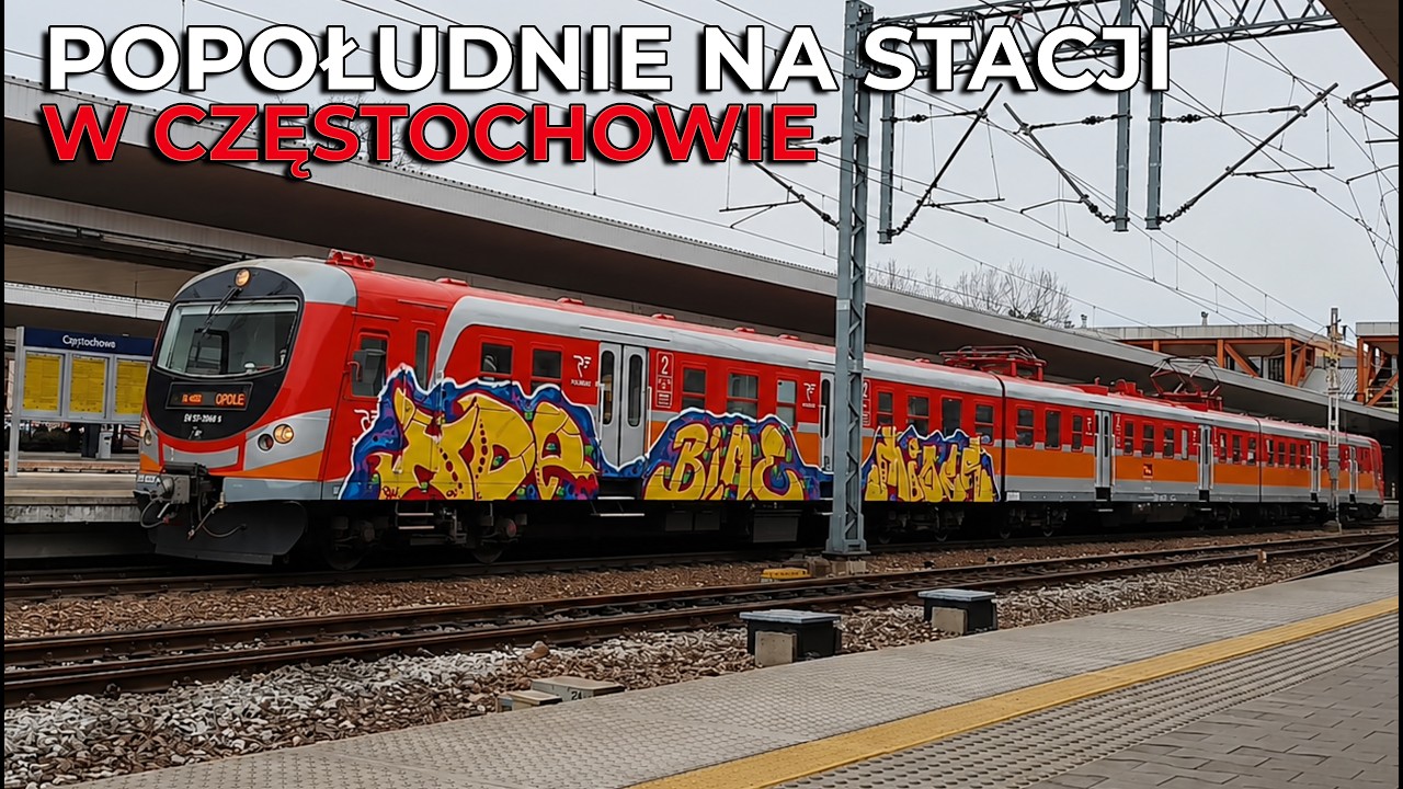 Popołudnie na stacji w Częstochowie