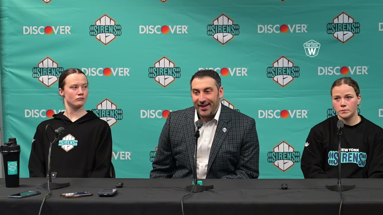 NY Sirens Break 5-Game Skid in Front of Record PWHL Crowd | Post-Game Presser