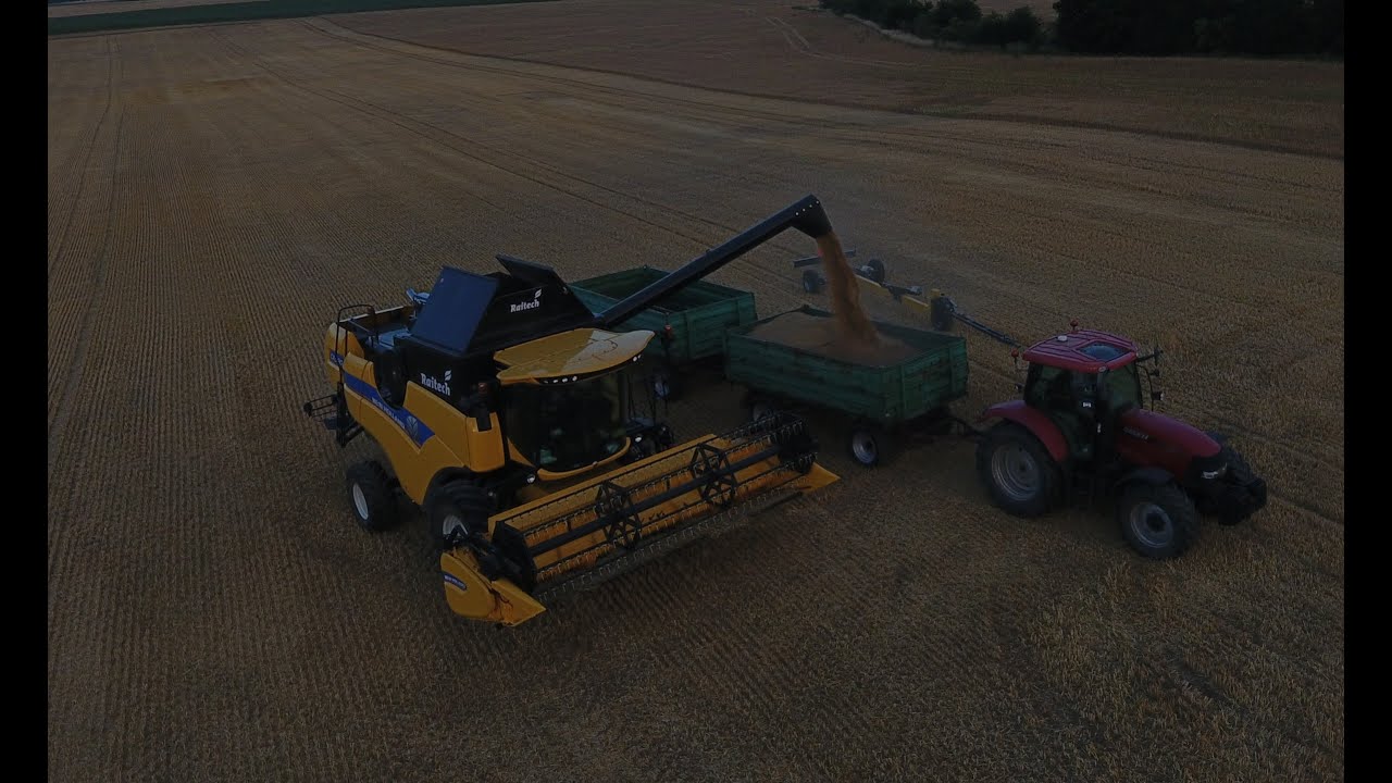 Koszenie jęczmienia 2022 z nowym nabytkiem NEW HOLLAND CX 5.80 w GR KOPEC