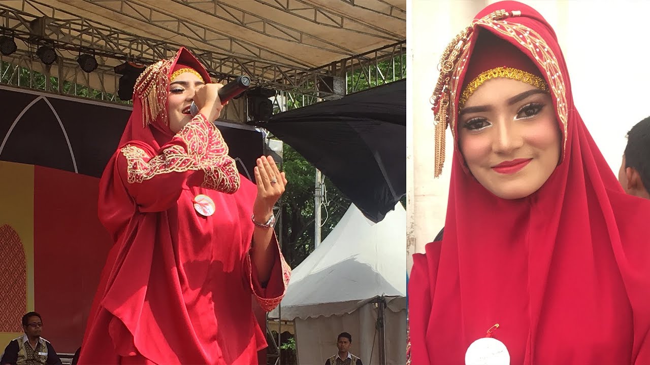 Puja Syarma Aceh Terbaru tampil di Final Lomba Qasidah Tk Nasional di Padang Zurna Makkah