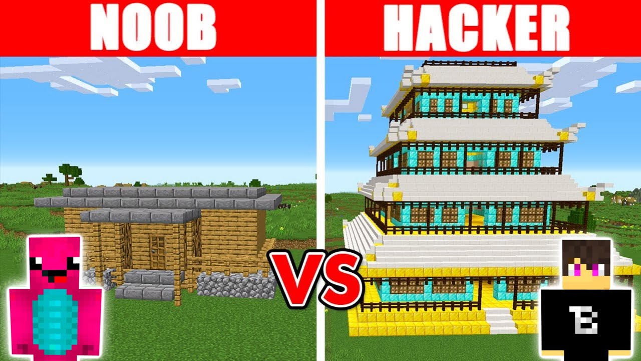 NOOB vs HACKER: TITOKBAN CSALTAM ÉPÍTŐ KIHÍVÁSON!