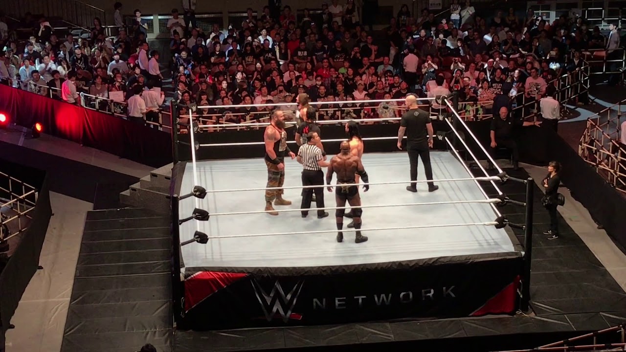 WWE Live Tokyo 2019 / June 29 / Seth, AJ, Strowman, Corbin, Lashley, McIntyre, 6man Tag