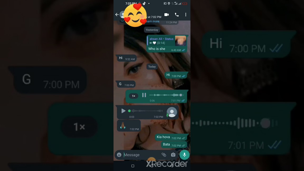whatsapp girl voice message