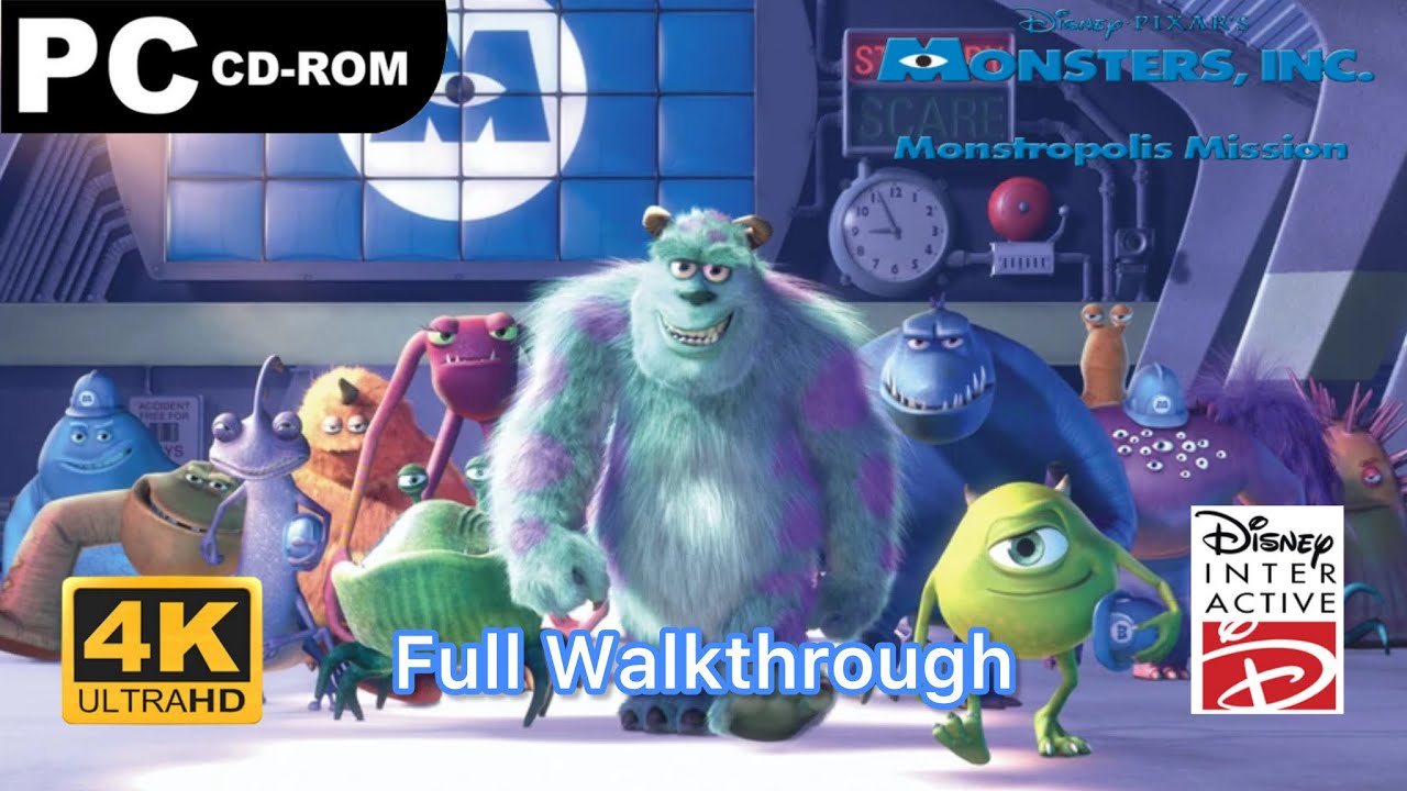 Disney/Pixar's Monsters, Inc. Monstropolis Mission [PC] Gameplay - 4K60ᶠᵖˢ UHD