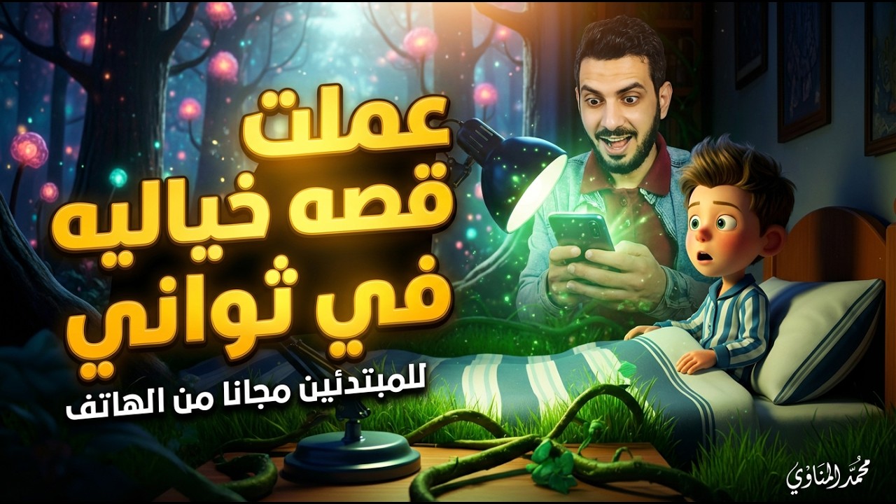 إنشاء فيديوهات قصص أطفال احترافية باستخدام الهاتف فقط | دليل المبتدئين 2026