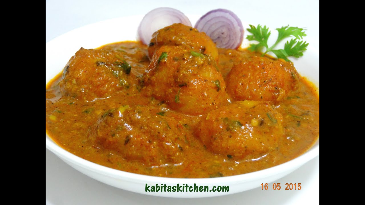 Dum Aloo Recipe-Kashmiri Shahi Aloo Dum-Indian Potato Curry Recipe