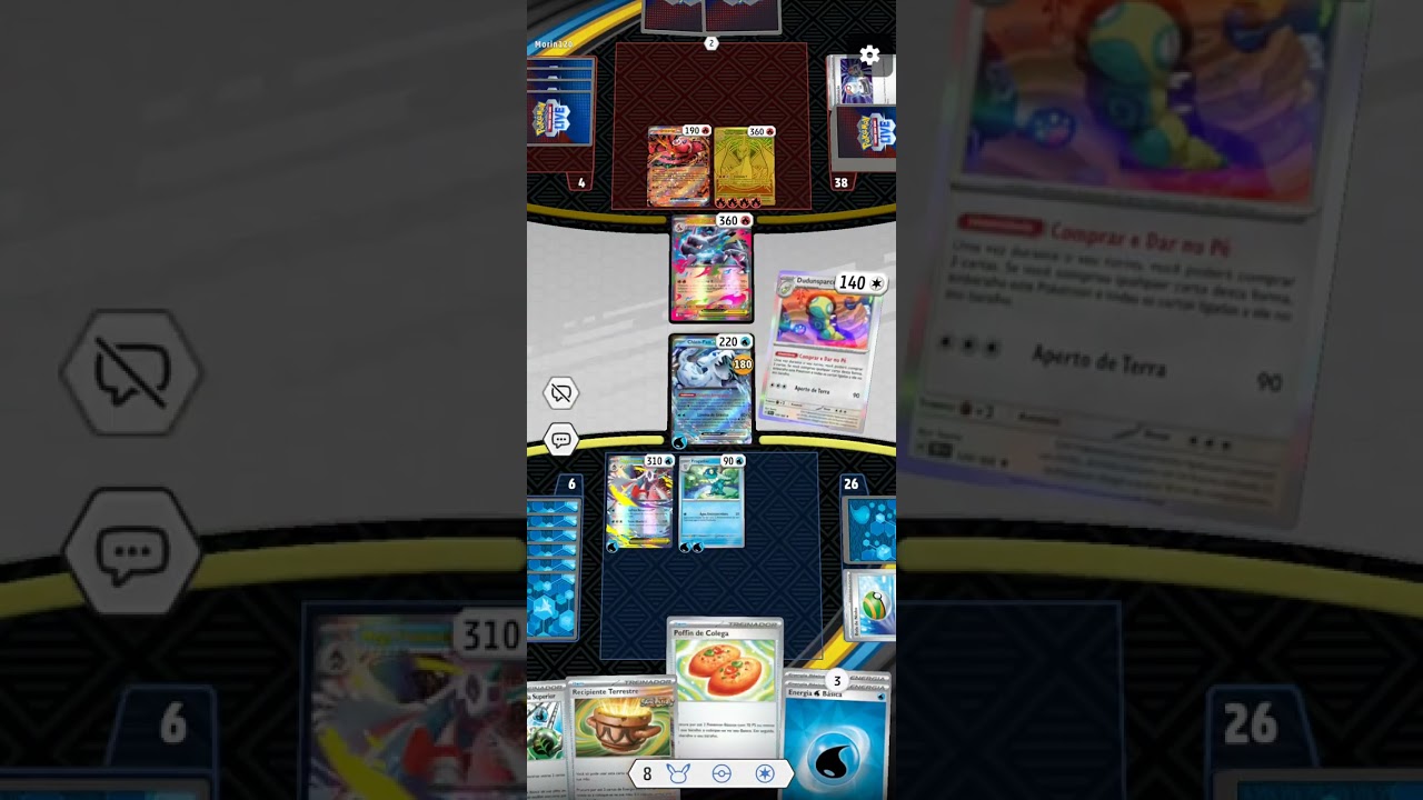 Essa partida de pokémon tcg foi difícil 