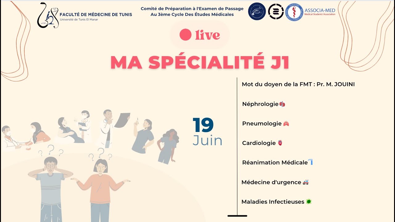 Ma Spécialité LIVE J1 - Réanimation Médicale (partie 1)