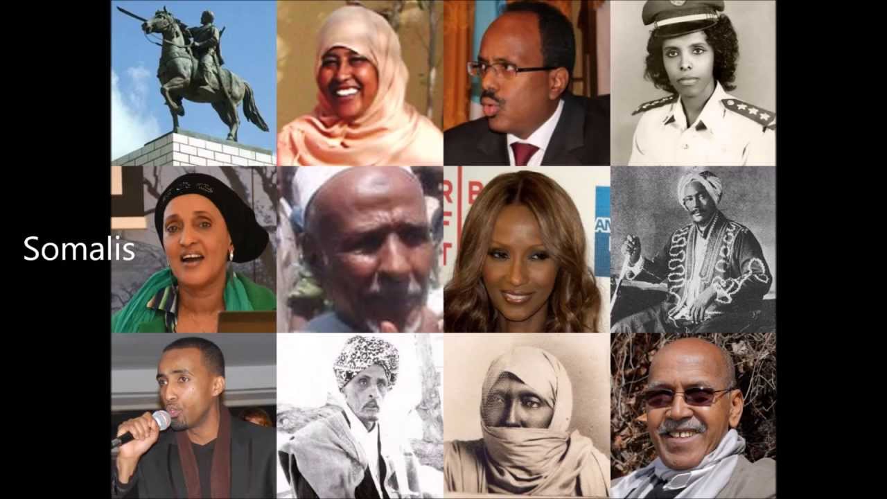 Somalis and Ethiopians are mixed