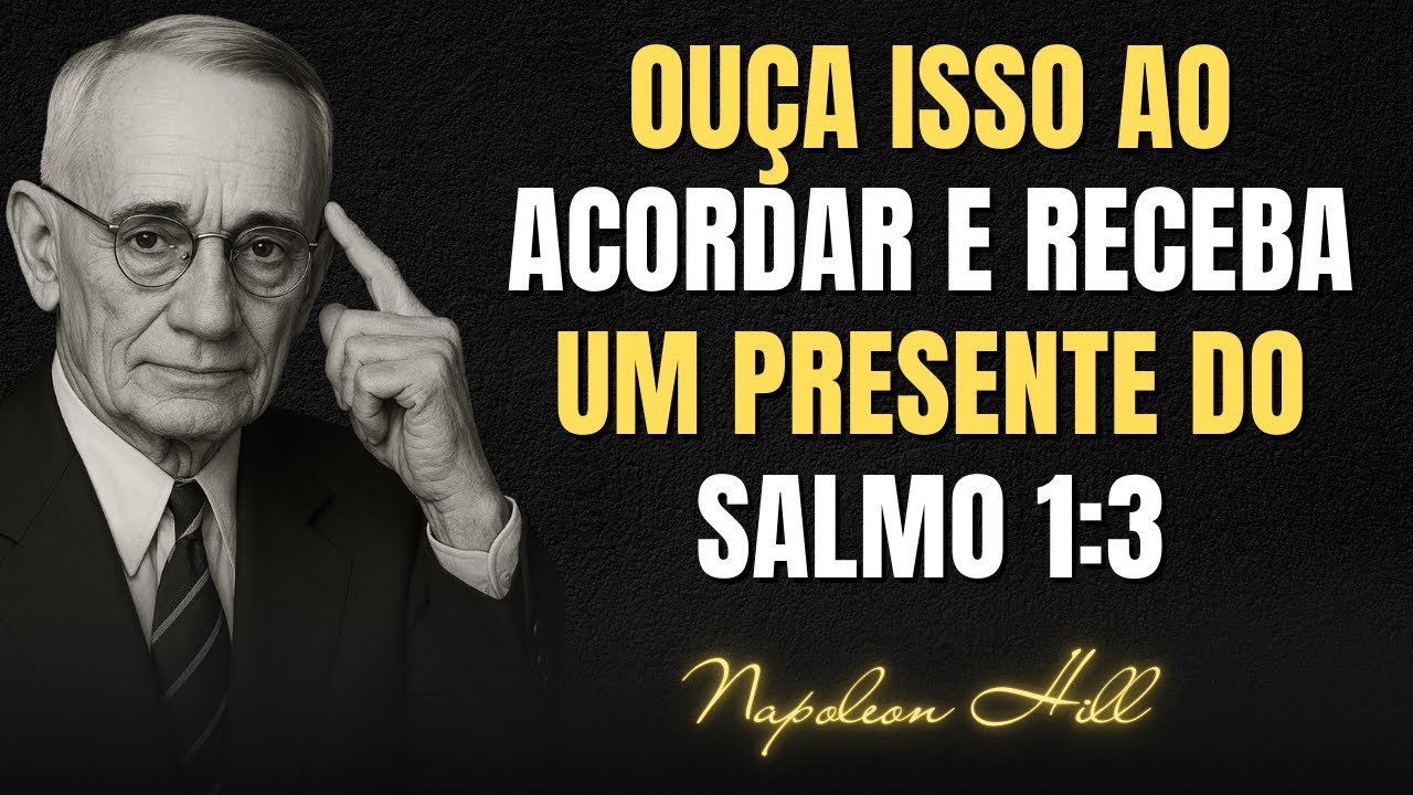 Faça Isso AO ACORDAR e Veja como o SALMO 1:3 Lhe Trará Riqueza | Napoleon Hill