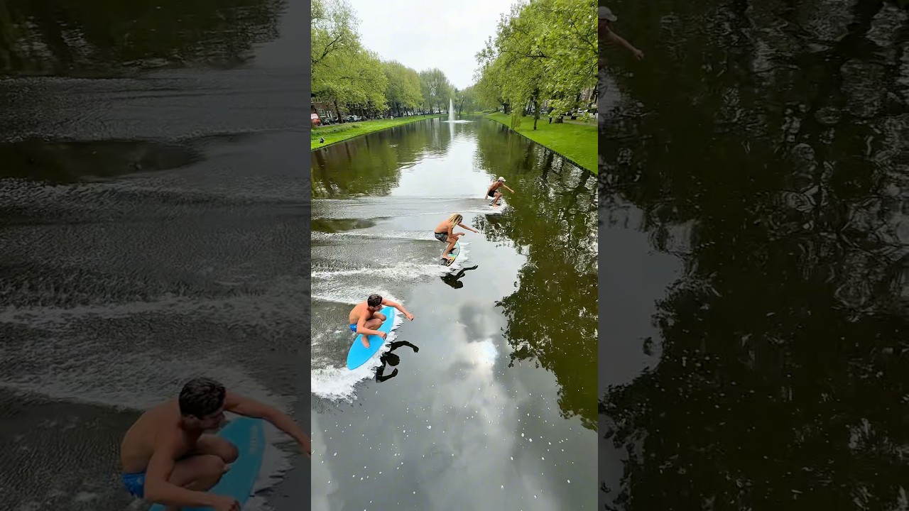 How many people can cross a canal?!