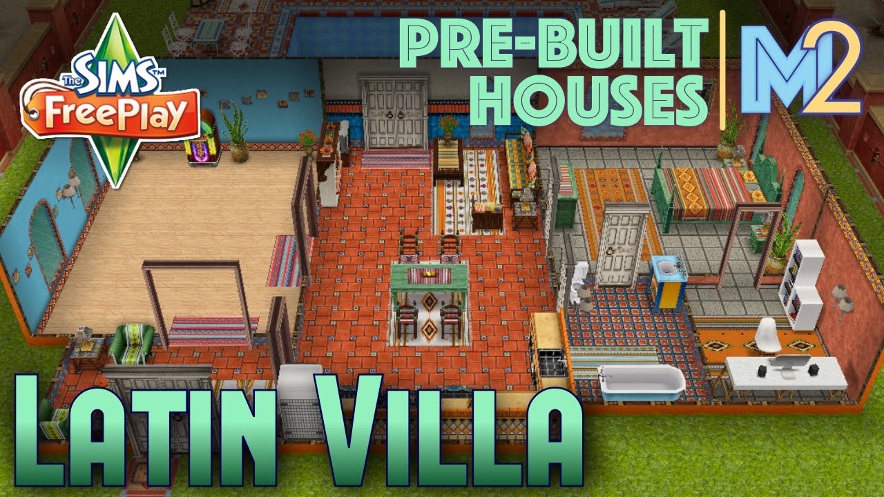 Sims FreePlay - Латинская вилла на престижном участке с видом на океан (обзор и пошаговое руковод...