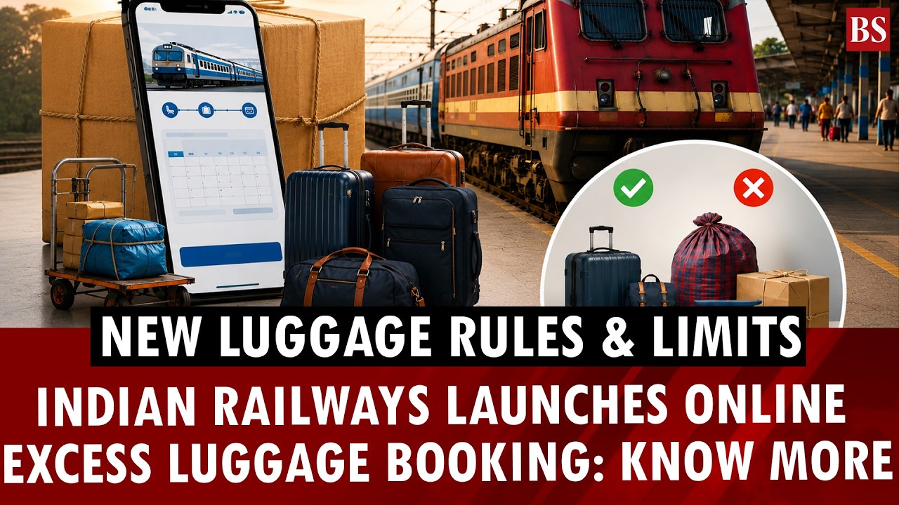 New luggage rules & limits: Indian railways launches online excess luggage booking: Know more
