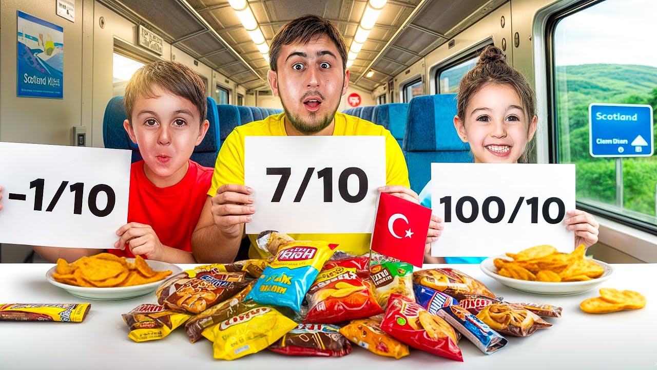 يوم كامل في القطار من انجلترا الى اسكتلندا