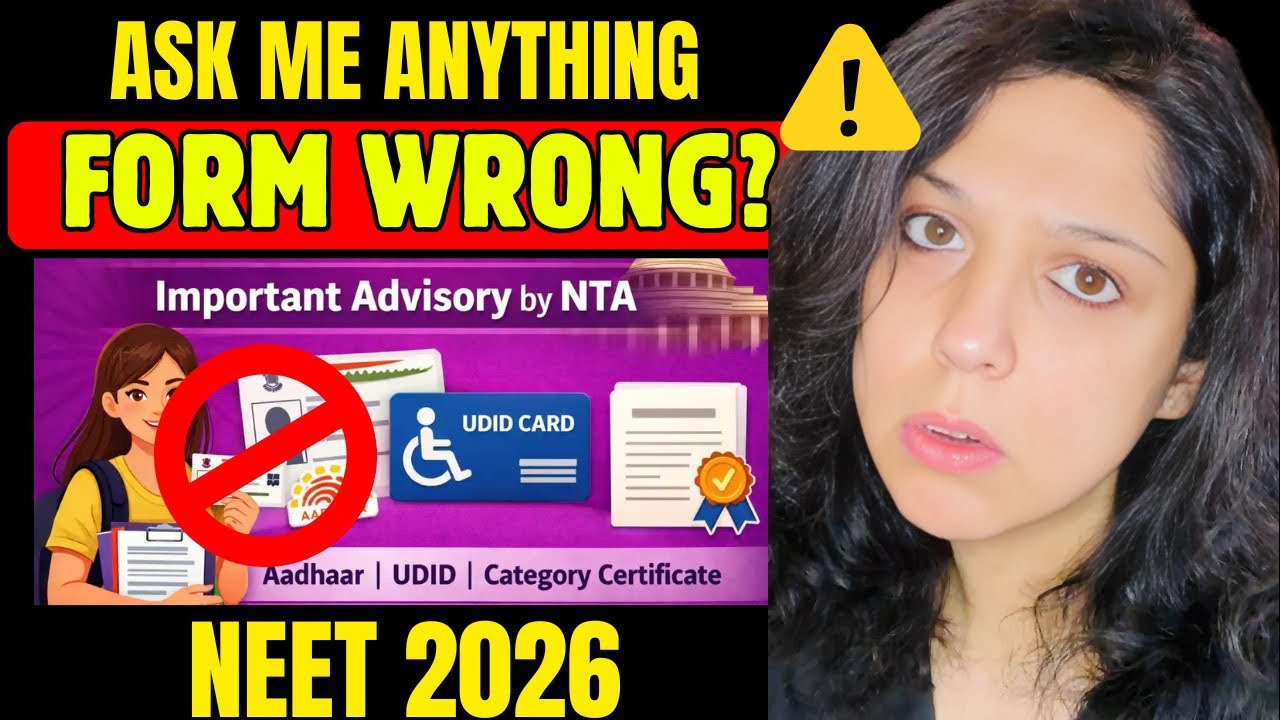NEET 2026 Application Form 🚨 Ask Me Anything (Doubts, Mistakes, Wrongly Filled?) Dr. Vani Sood
