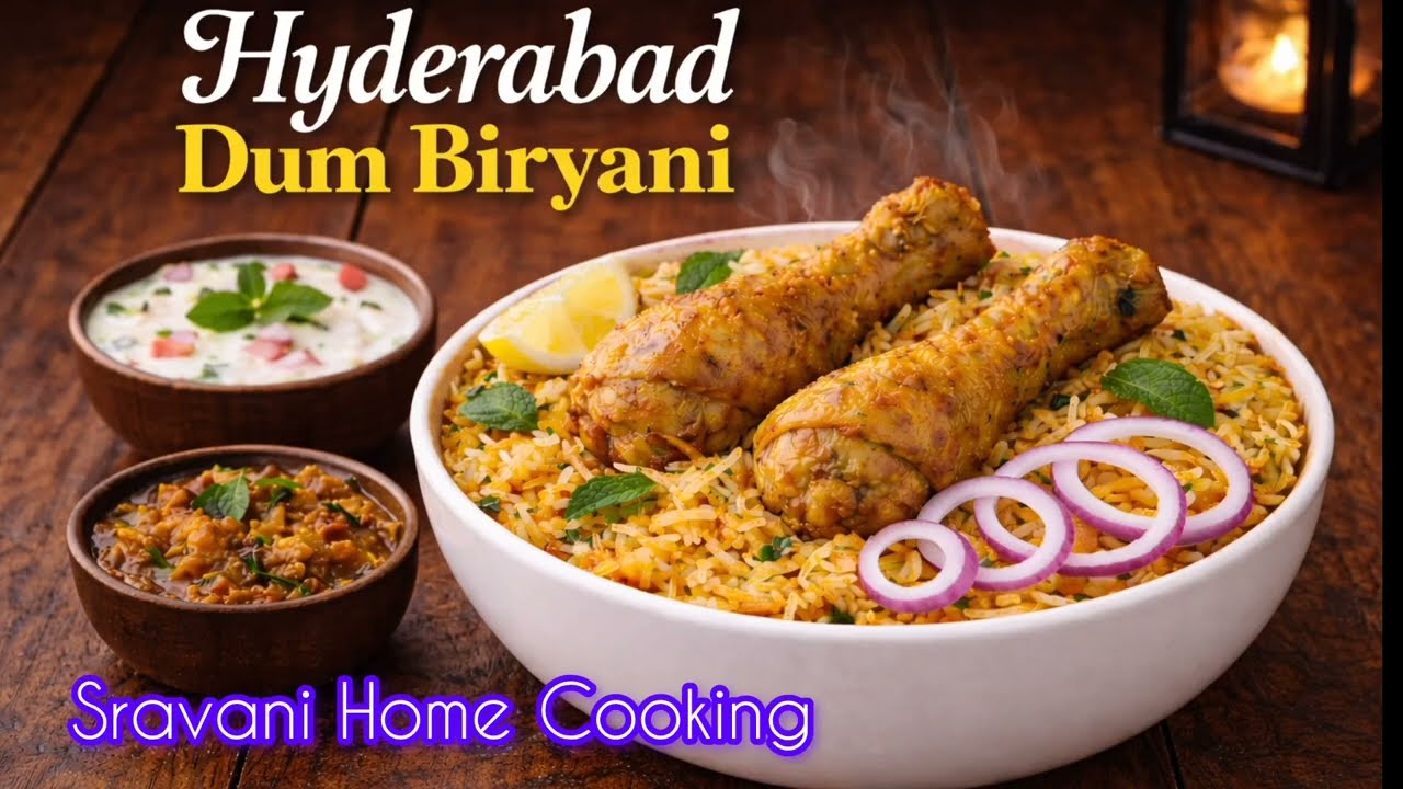 సింపుల్ గా హైదరాబాద్ దమ్ Biryani ఇలా చేయండి | How to make Restaurant style Hyderabad Dum Biryani
