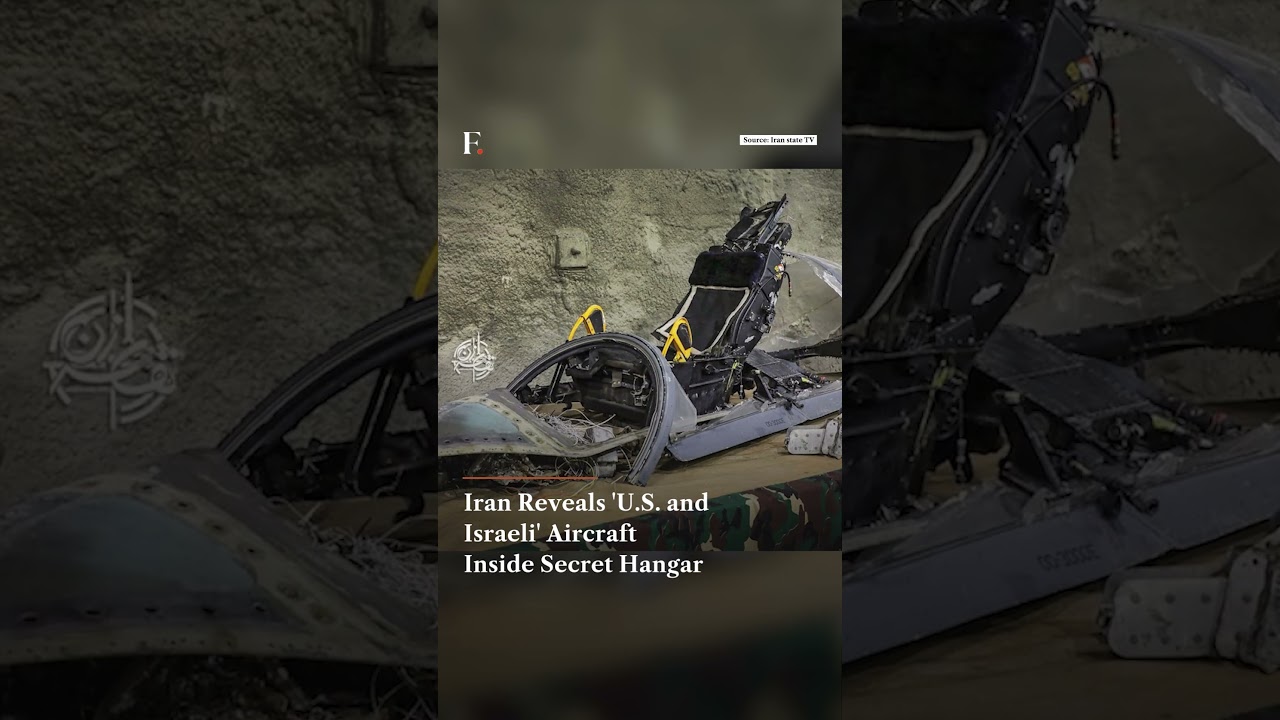 Iran Reveals 'US and Israeli' Aircraft Inside Secret Hangar | Firstpost News | N18G