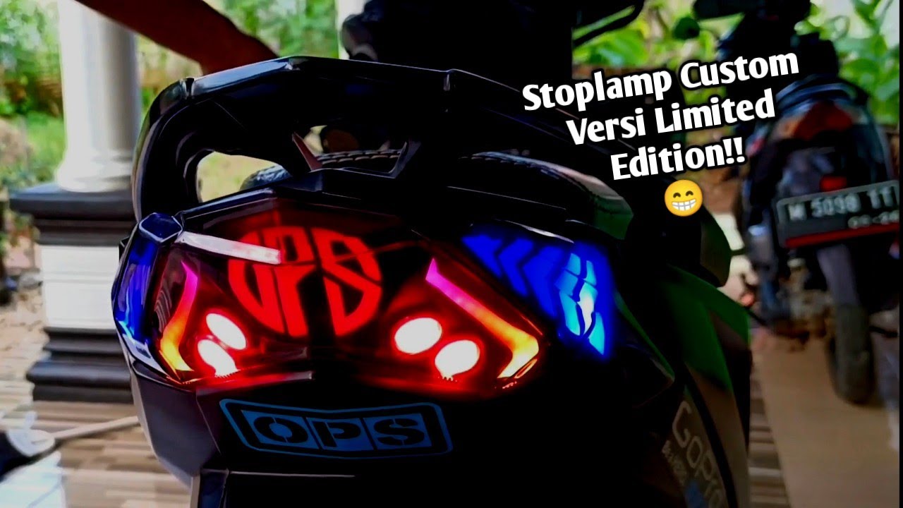 Custom Stoplamp Vario Versi Limited Edition