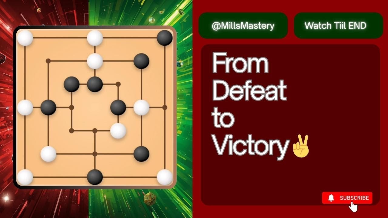 From Defeat to Victory! 😤 My Epic Comeback in Nine Men&rsquo;s Morris | @MillsMastery