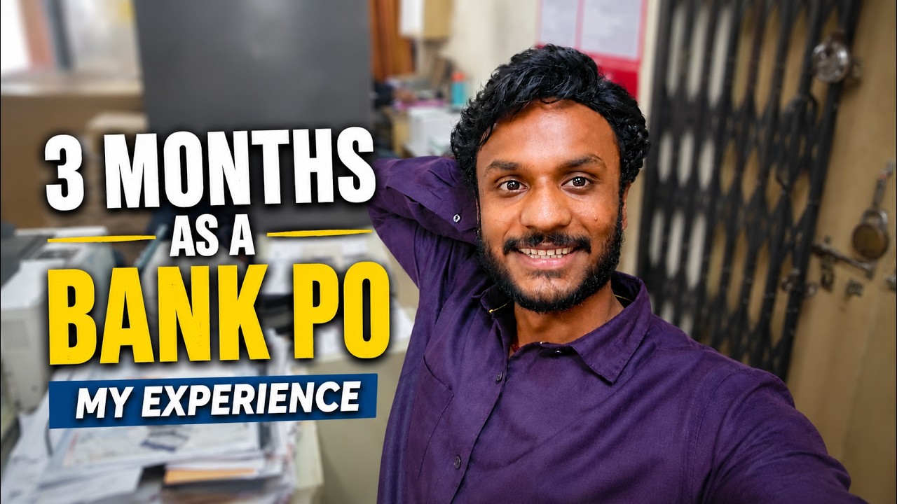 3 Months as a Bank PO 😮 Reality, Pressure, Work & My Honest Experience | IBPS PO Life
