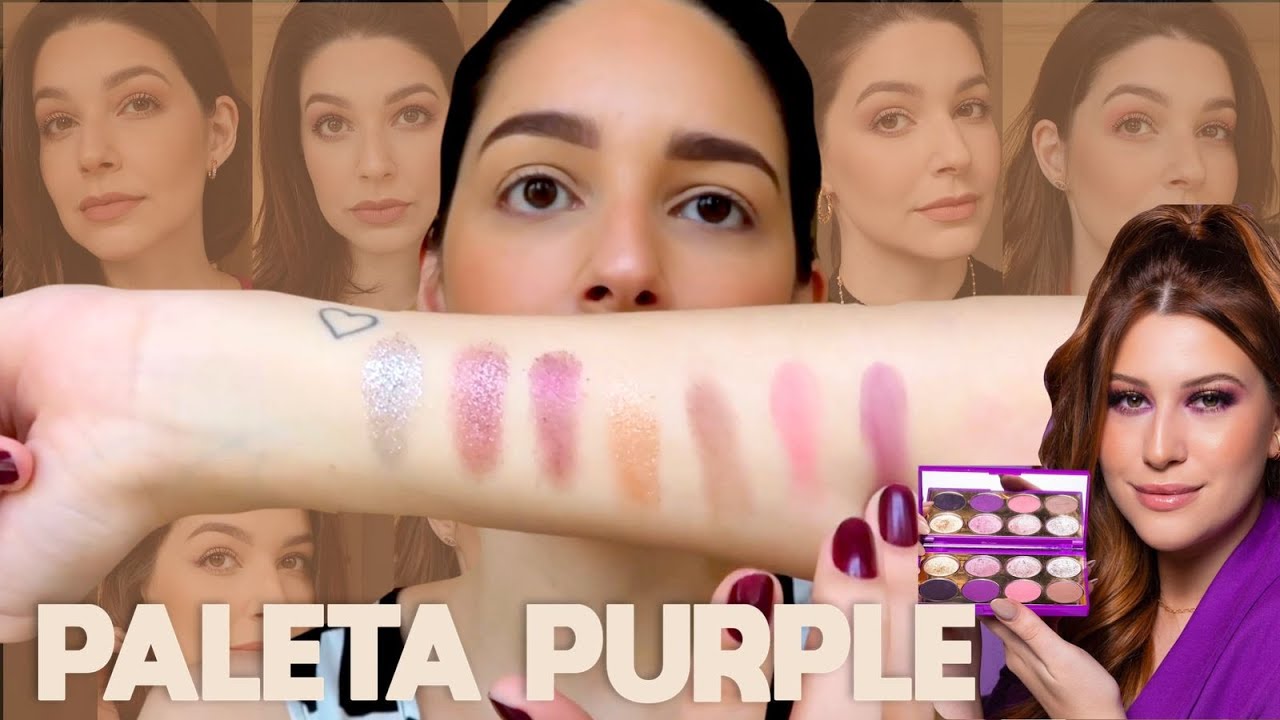 1 PALETA, 5 MAQUIAGENS | PALETA PURPLE NIINA SECRETS - Laura Kuczynski