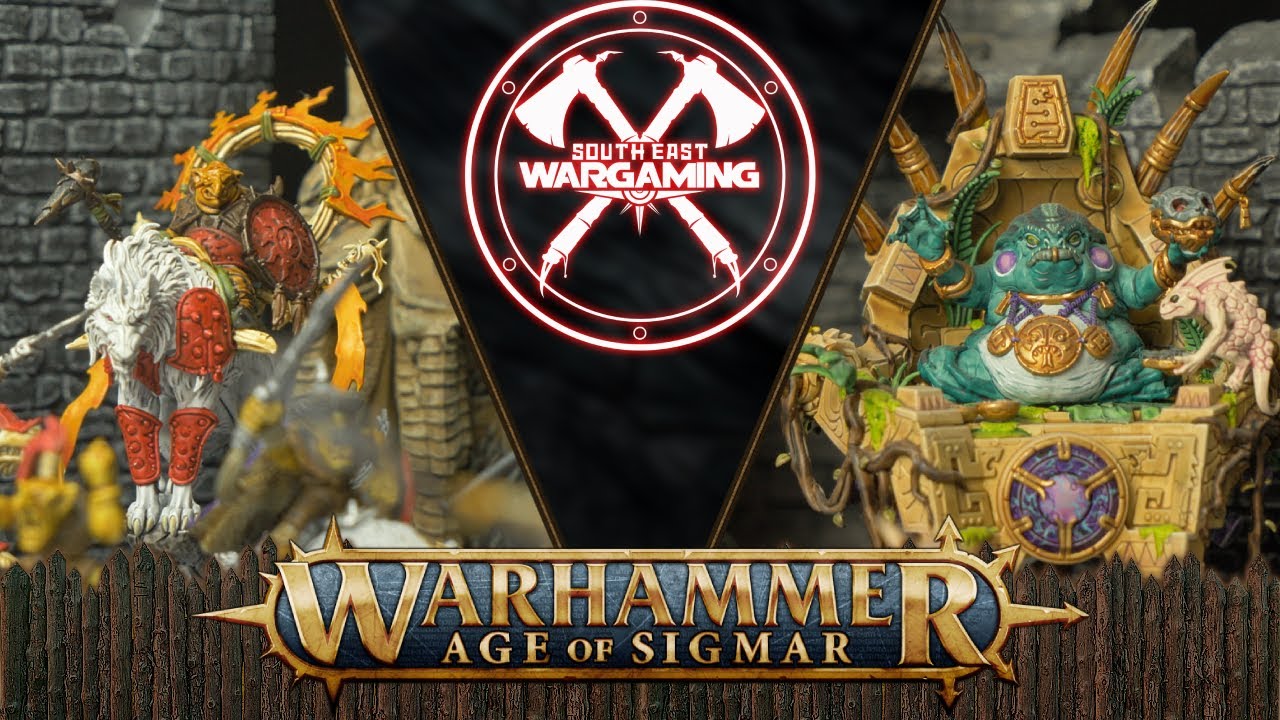**WARHAMMER: AGE OF SIGMAR** Gloomspite Gitz vs Seraphon Battle Report