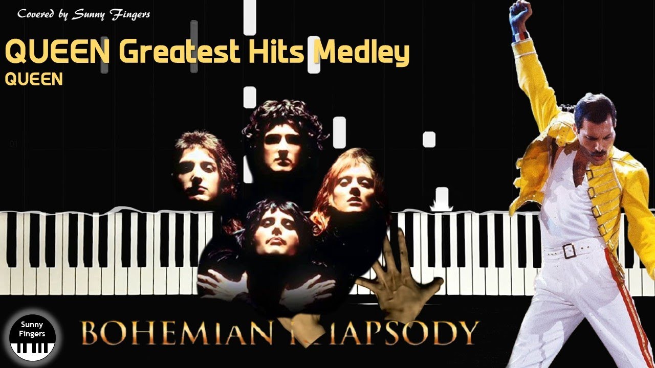 Queen Greatest Hits Medley - Queen, Bohemian Rhapsody OST | piano cover by Sunny Fingers