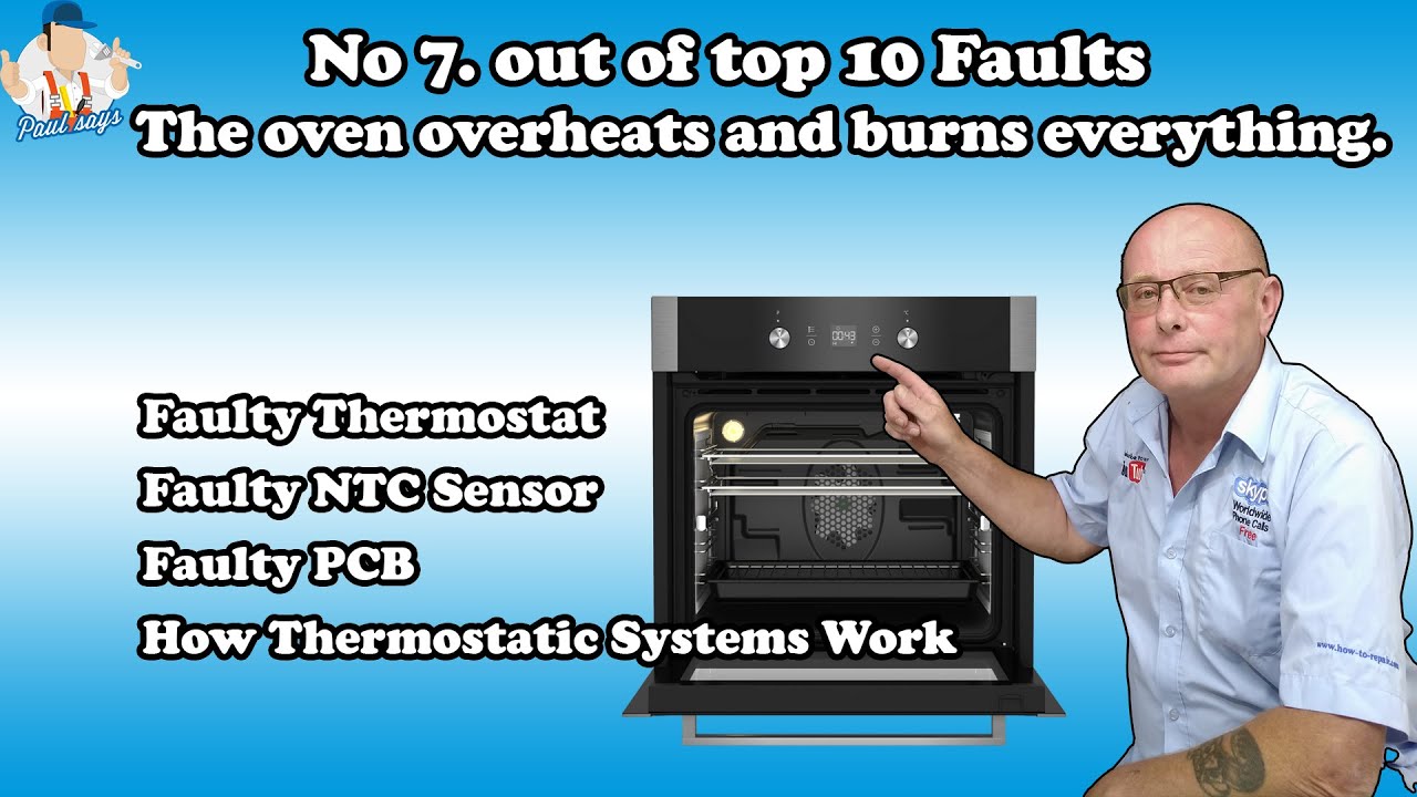 Fault 7 Cooker Oven overheats and burns eveything