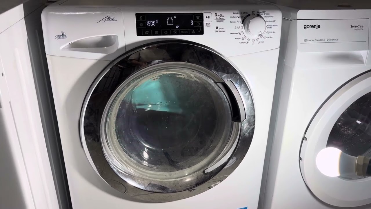 Candy Alise Washer Dryer - Unbalanced Spin Bursts