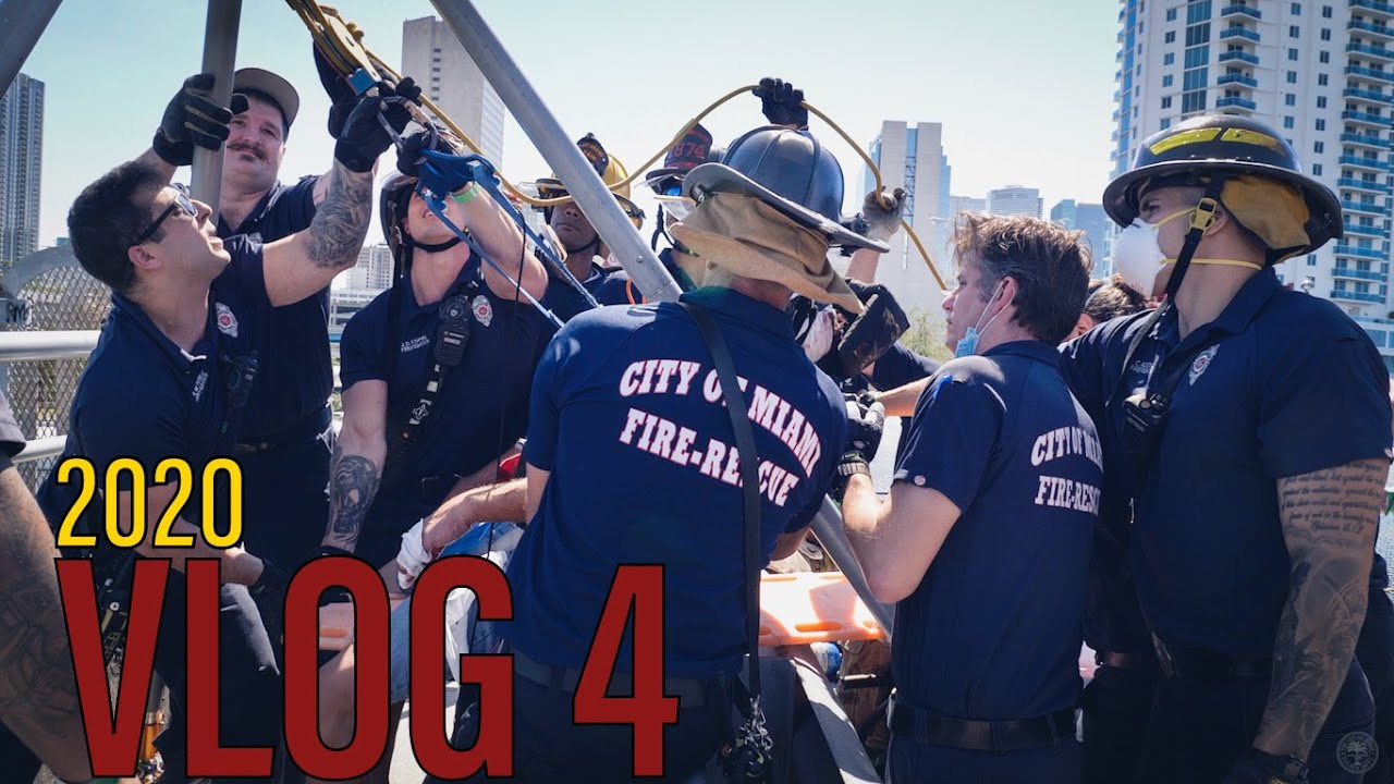 Miami Police VLOG: FIRE RESCUE SAVES A MAN/ POLICE OFFICERS HONOR THEIR FALLEN.