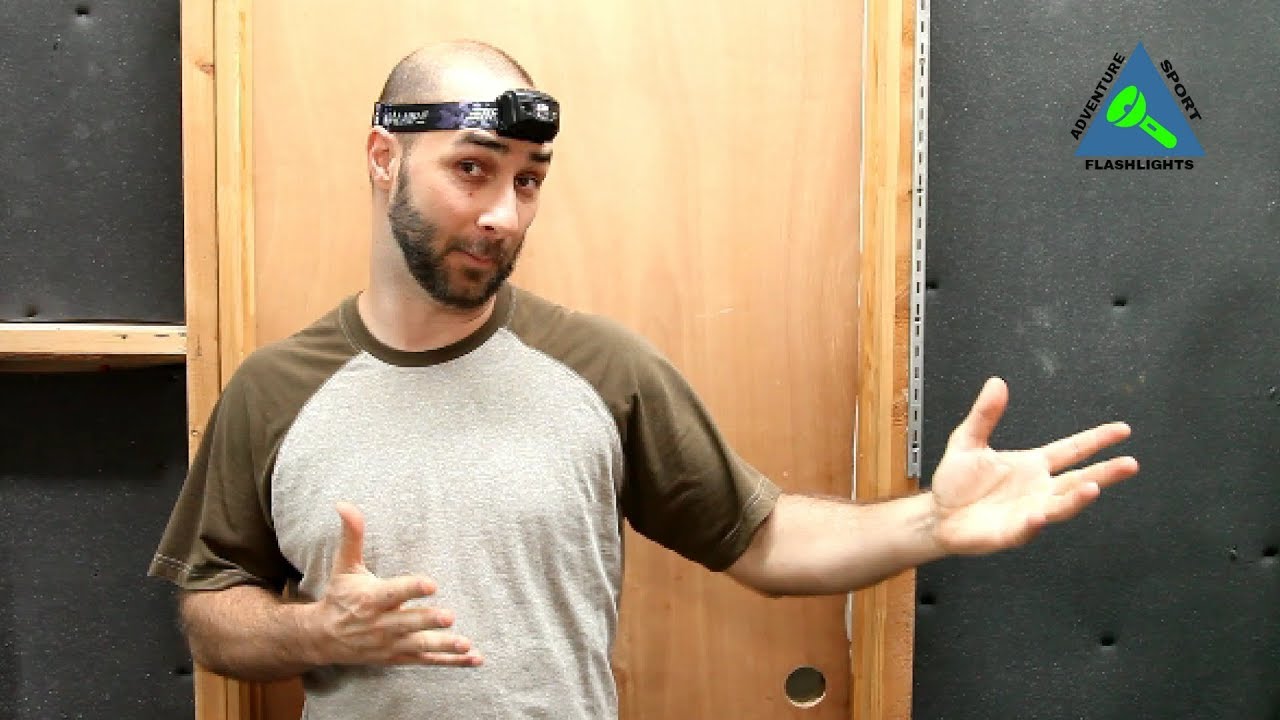 Ultra light weight running and camping headlamp.