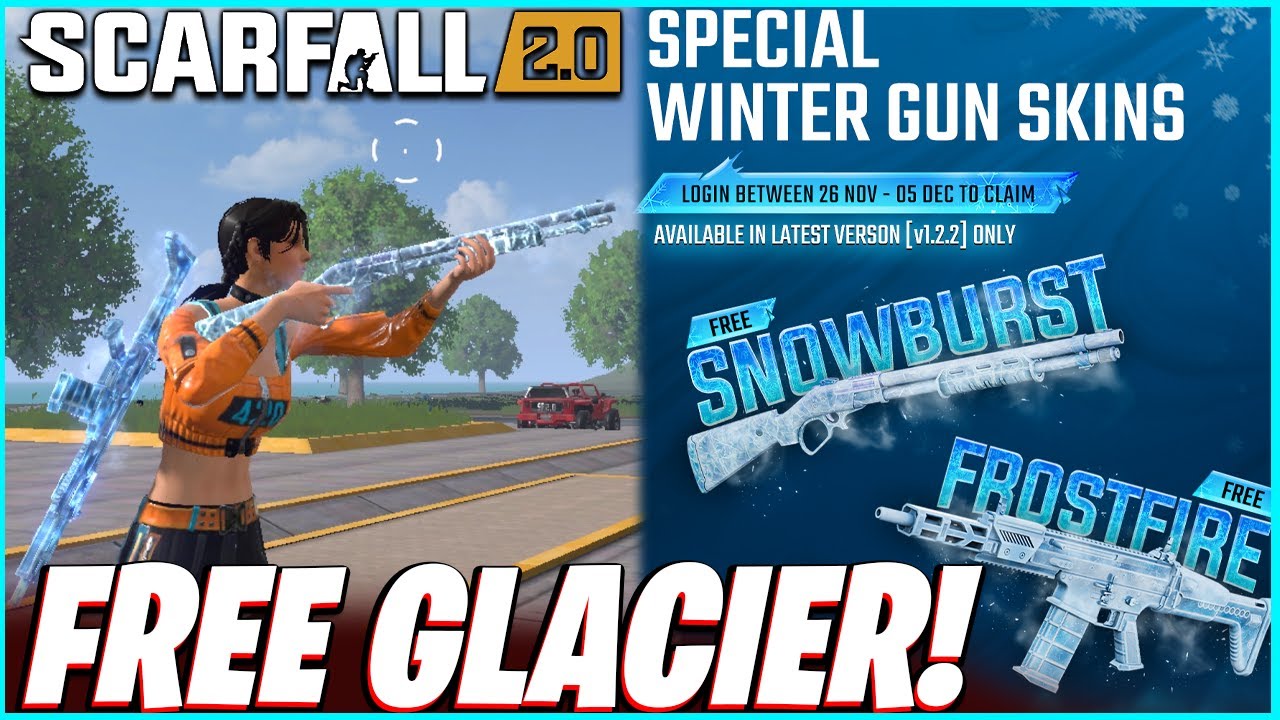 😍❄️ FREE GLACIER WEAPON IN SCARFALL 2.0 || HOW TO CLAIM IT ??