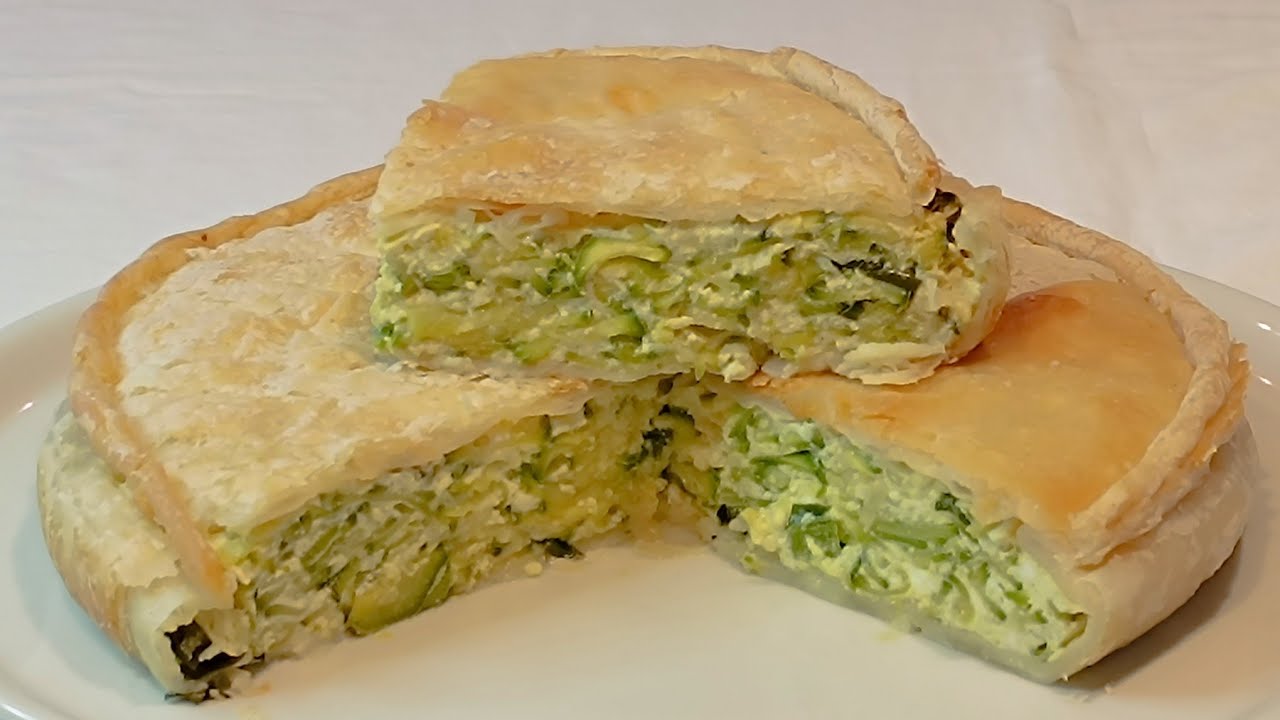 Torta salata Zucchine e Ricotta ricetta facile per l'Estste