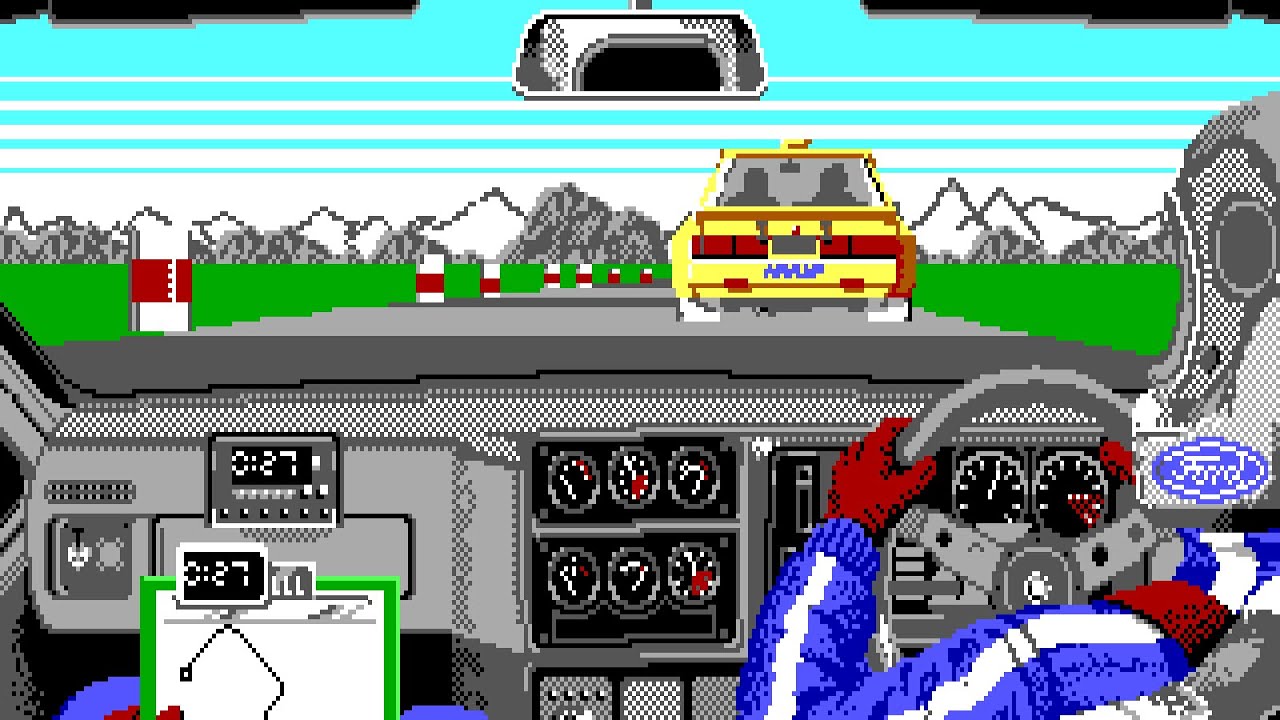Lombard RAC Rally PC MS-DOS Gameplay