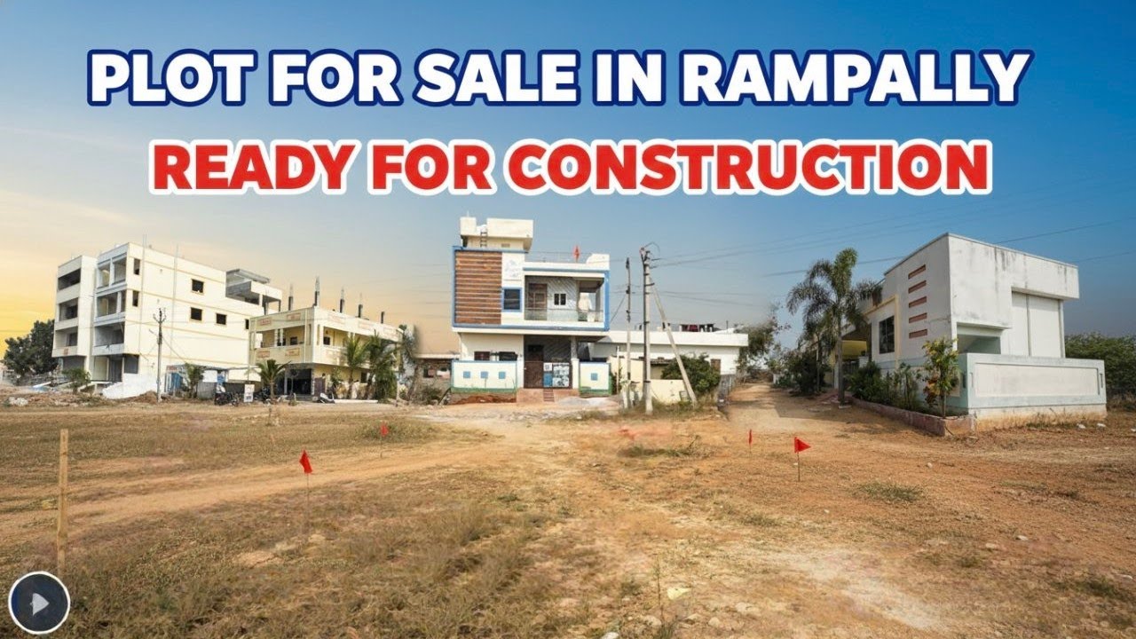 Ready to Construct House Open Plot for Sale in Rampally Hyderabad || Direct Owner  || No Commission