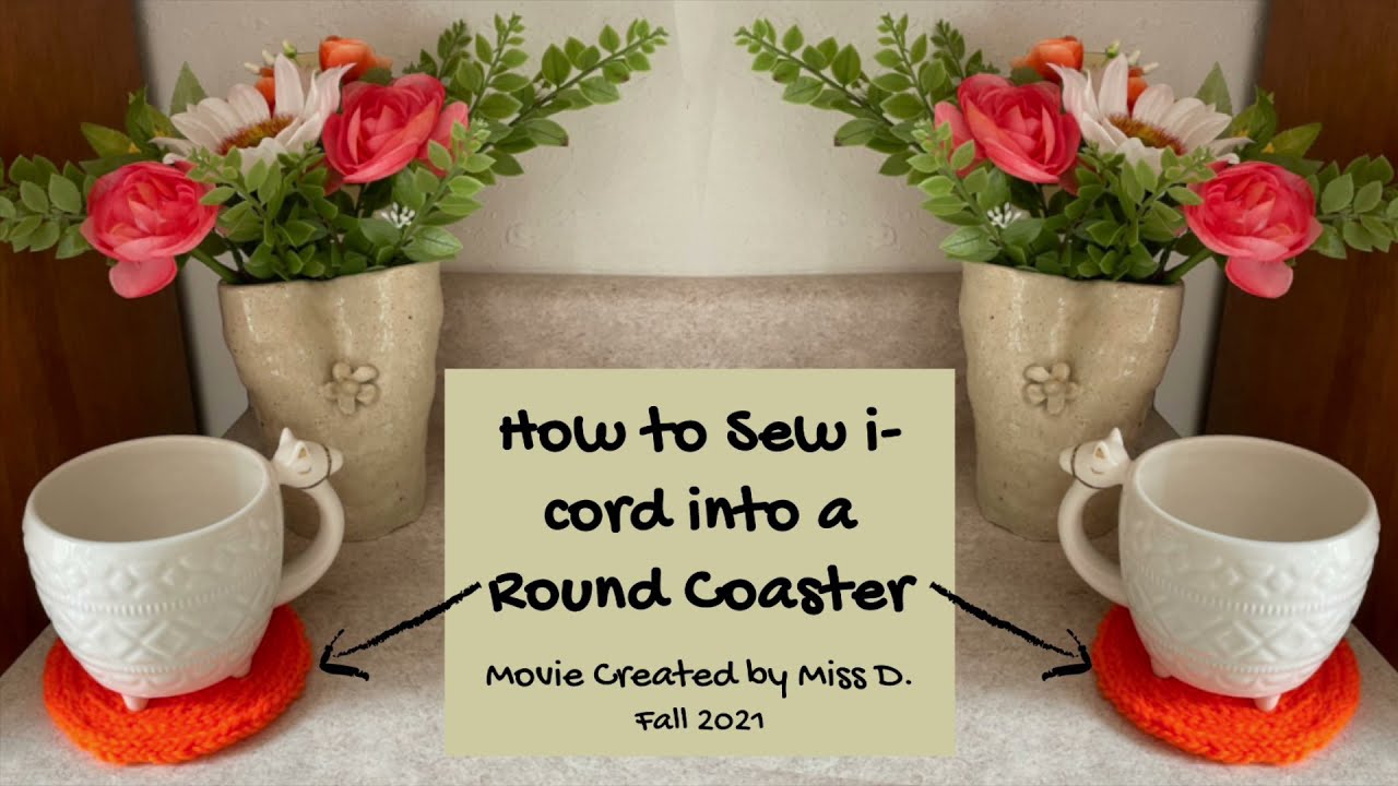 Turn i-cord into a Round Coaster