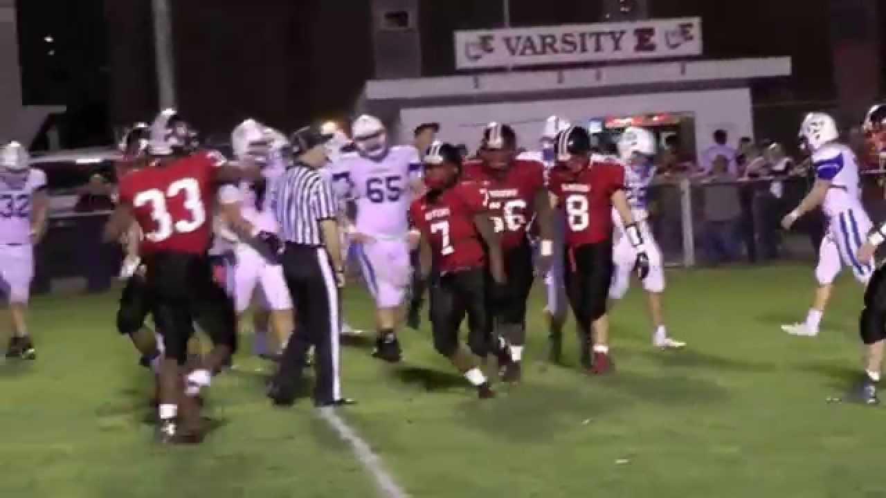 Easton High School Football vs Nazareth HS Big W 56-41 Highlights 11-6-2015
