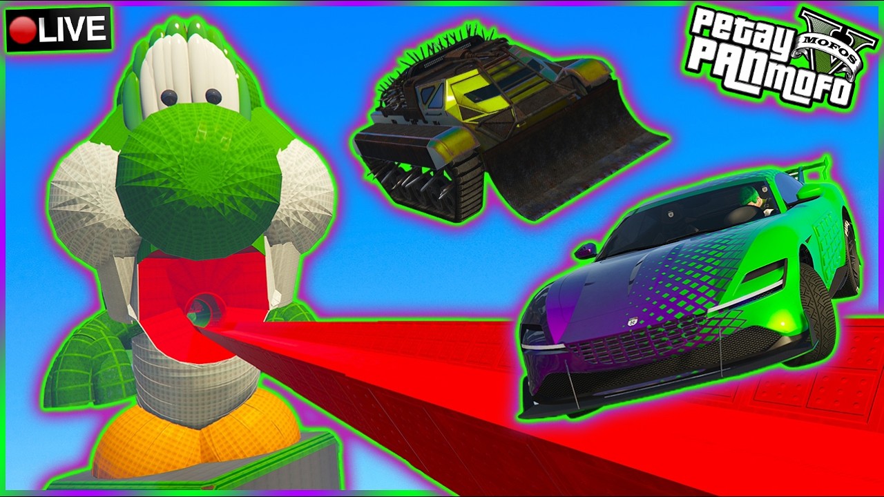 GTA Online Mario Theme Custom Jobs Playlist 🍄 - F2F, Stunt, Kart Races n More (PS n PC Links) 🎮