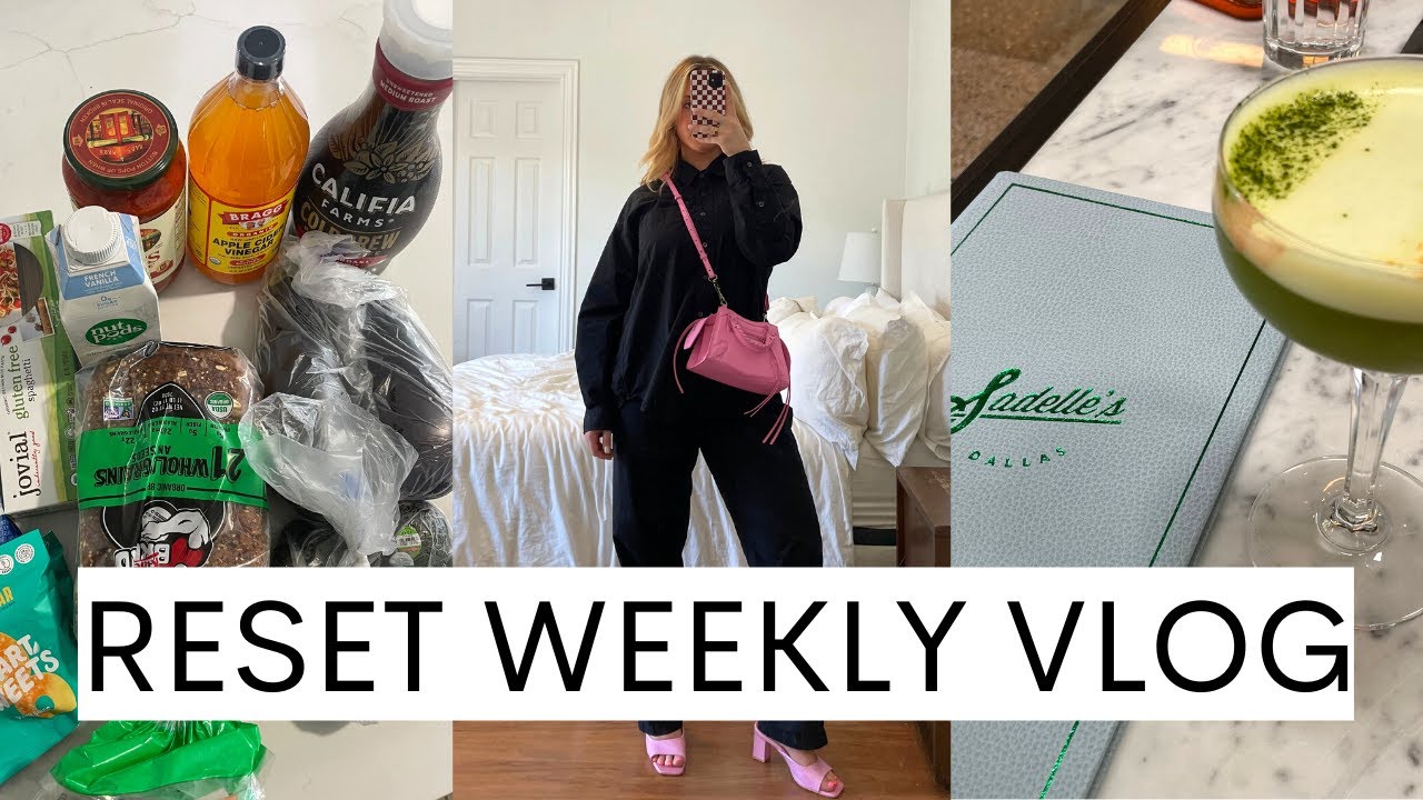 WEEK IN MY LIFE: reset routine, getting back on track, sephora sale haul & new dallas spots