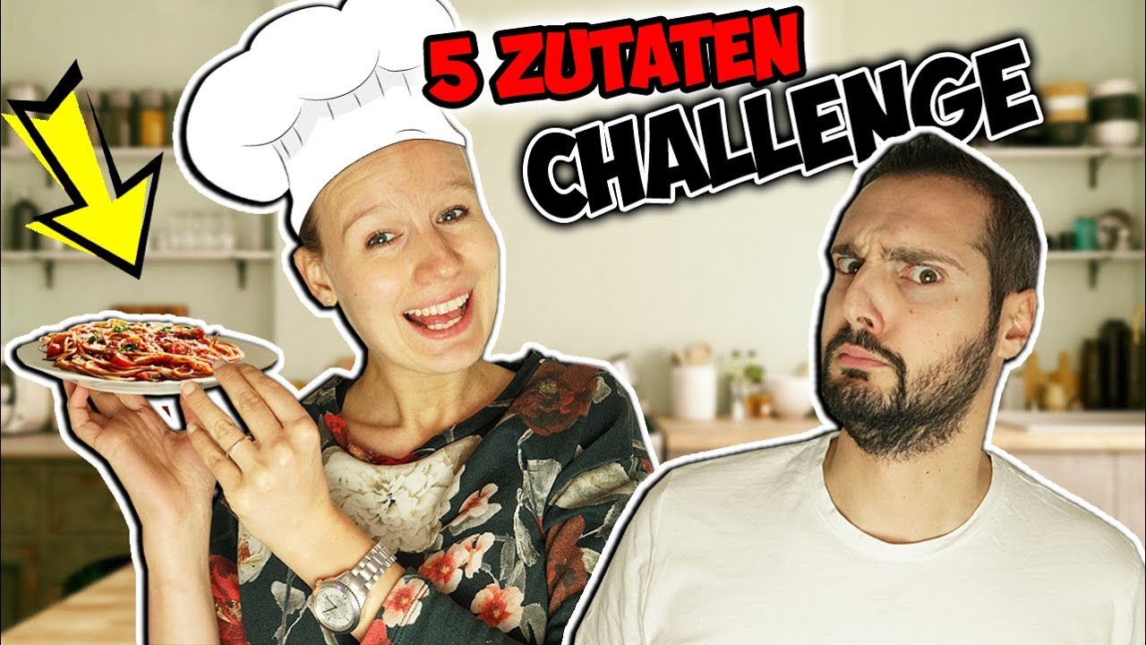 KATHI KOCHT schon wieder! CHALLENGE Mittagessen mit 5 Zutaten für Kaan! Wird es ihm schmecken?