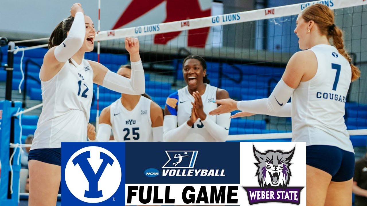 BYU vs Weber State Full Game Women's College Volleyball | NCAA Volleyball 2025