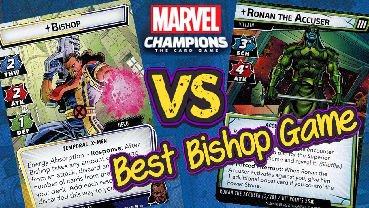 BISHOP vs. RONAN THE ACCUSER (Expert) Marvel Champions Playthrough