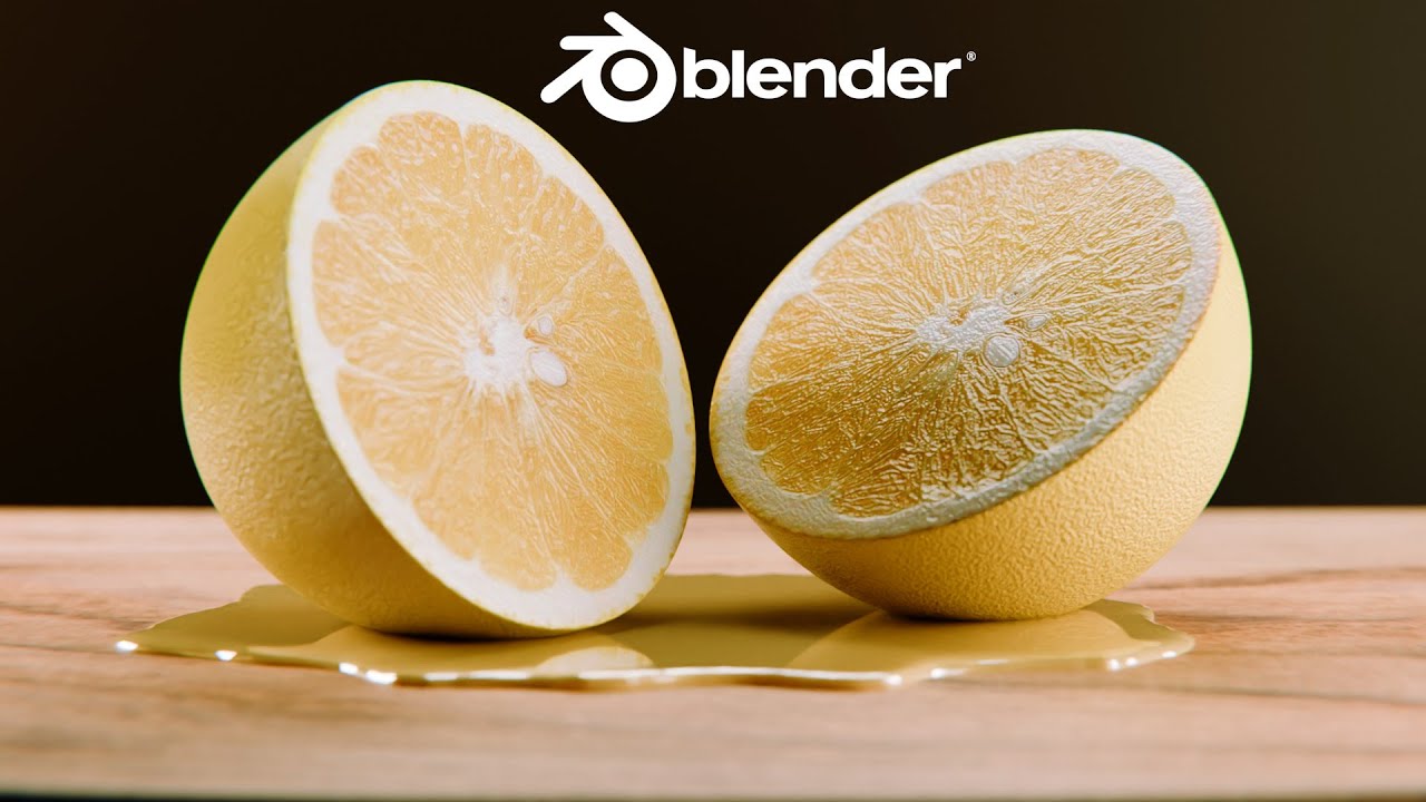 Blender: Make This Lemon Render | EASY