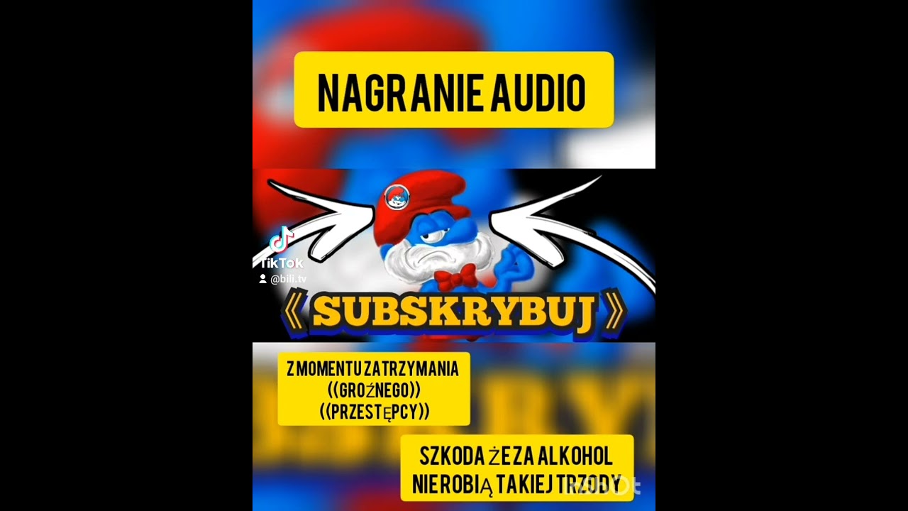 Papa Smerfik - GOCHA pod przykrywką (POLICJA - ZASADZKA) #papasmerfik #bezdomni #policjaEŁK