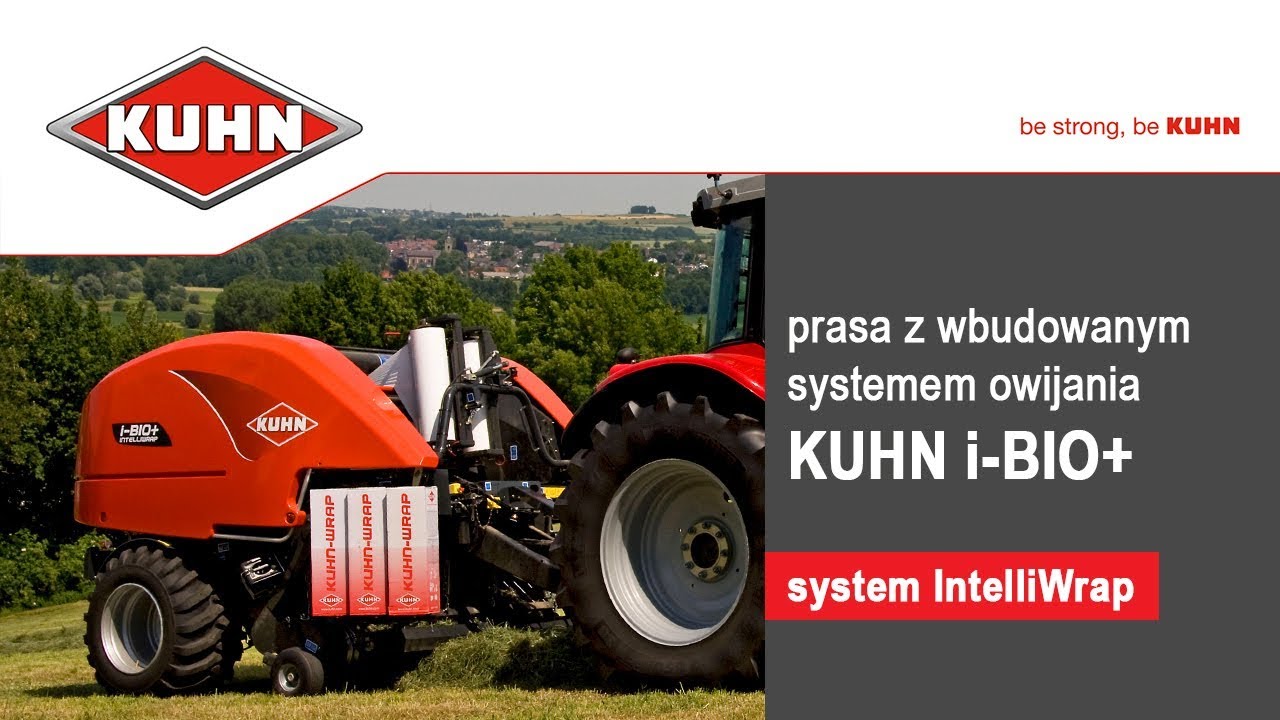 KUHN i-BIO+ prasoowijarka z inteligentnym systemem owijania IntelliWrap