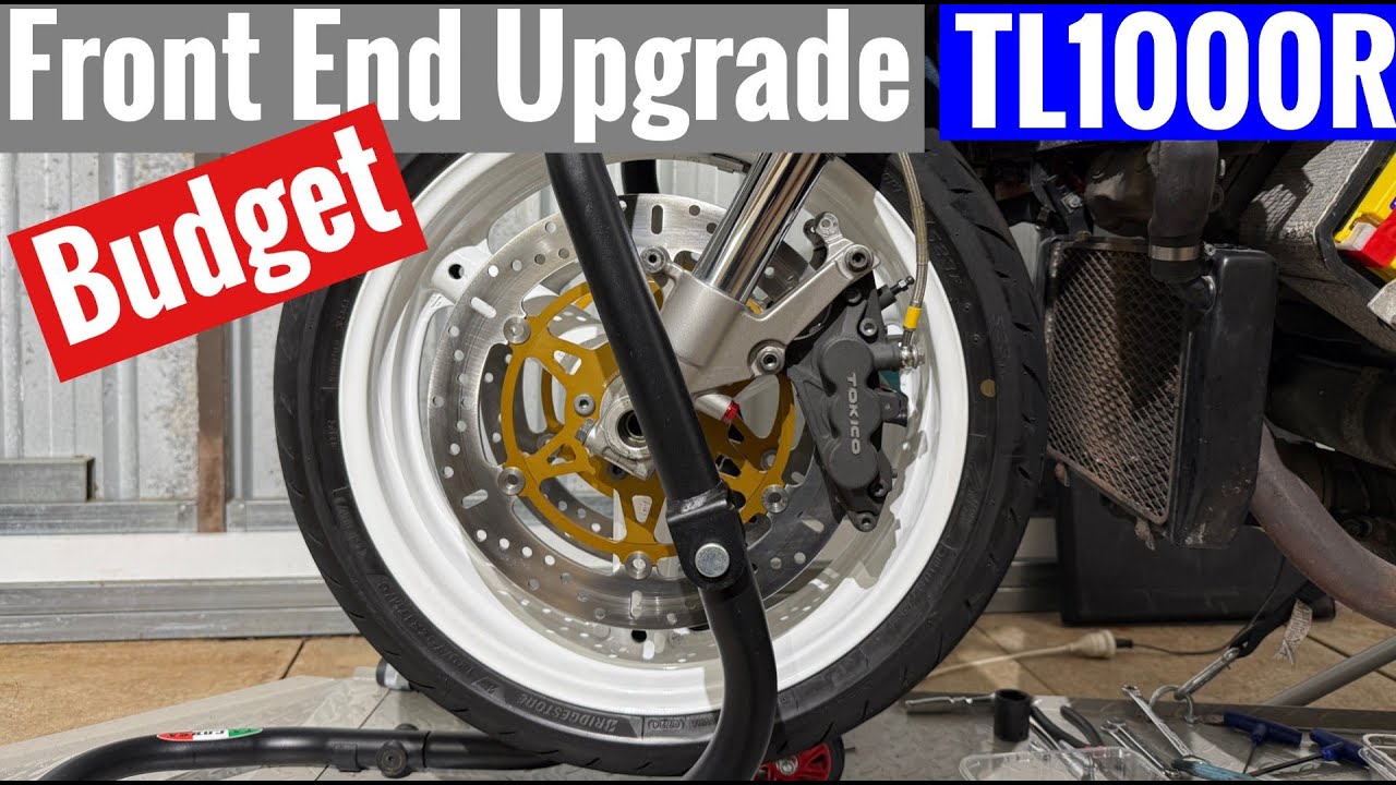 Мой SUZUKI TL1000R приобретает британское влияние! Модернизация передней части.