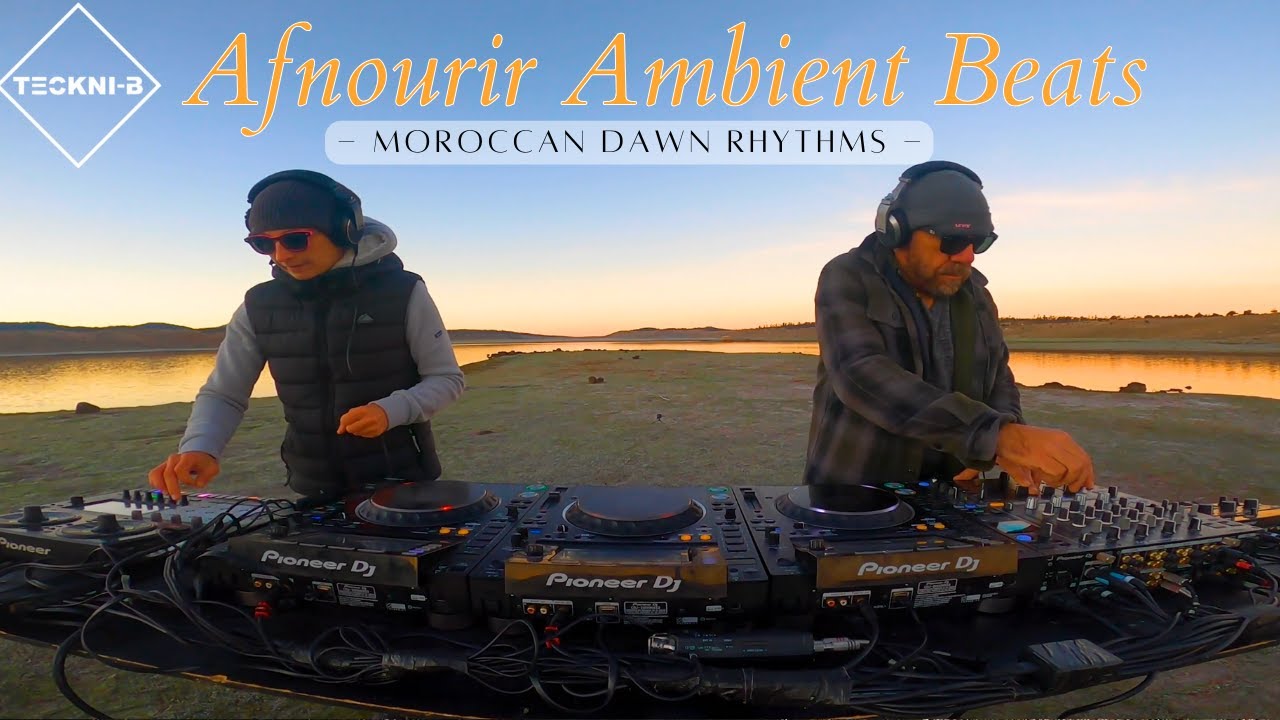 Rhythms of the Dawn: A Techno Sunrise at Lake Dafnourir